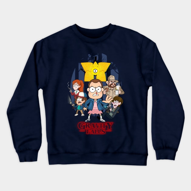 Stranger Falls Crewneck Sweatshirt by TomTrager